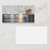 Carte De Visite Site de construction | Développeur de propriété (Devant / Derrière)