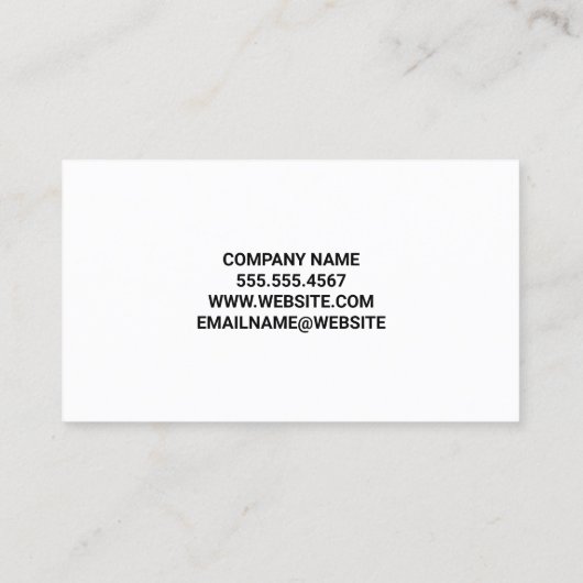 Carte De Visite Site de construction et véhicules (Dos)