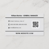 Carte De Visite Site de construction géométrique  (Dos)