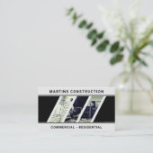 Carte De Visite Site de construction géométrique  (Debout devant)