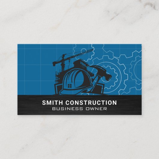 Carte De Visite Site de construction | Immobilier commercial (Devant)
