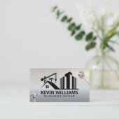 Carte De Visite Site de construction | Outils du marteau à clé (Debout devant)