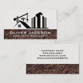 Carte De Visite Site de construction résidentielle commerciale (Devant / Derrière)