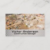 Carte De Visite Site de construction | Responsable de projet (Devant)