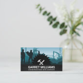 Carte De Visite Site des travaux de construction | Outils de const (Debout devant)