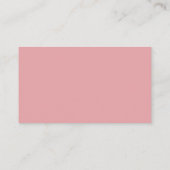 Carte De Visite Site en ligne RSVP QR Code barbiecore mariage (Dos)