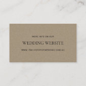 CARTE DE VISITE SITE INTERNET ABSTRAIT DE MARIAGE D'ART VERT LIME (Dos)