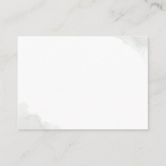 Carte De Visite Site mariage Gold Greenery (Dos)