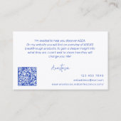 Carte De Visite Site Web ASEA Associer Matching (Dos)