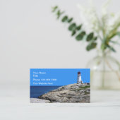 Carte De Visite Site Web d'Agent de Voyage (Debout devant)