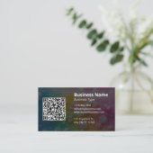 Carte De Visite Site Web de Code QR Professionnel Moderne pour les (Debout devant)