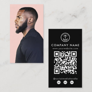 Carte De Visite Site Web de Logo d'Entreprise Minimaliste Moderne