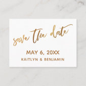 Carte De Visite Site Web des Mariages Décontractés modernes et sau (Dos)