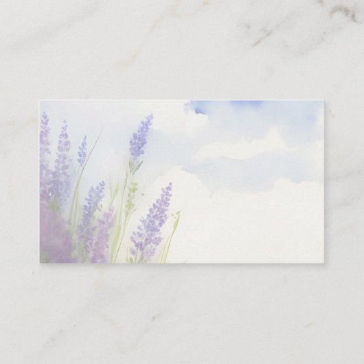 Carte De Visite Site Web mariage en ligne RSVP QR Code nuages (Dos)