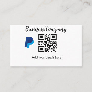 Carte De Visite Site web simple de société commerciale code-barres