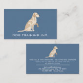 Carte De Visite Sitting et entraînement de chien | Services animau (Devant / Derrière)