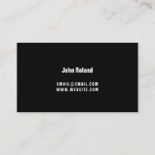 CARTE DE VISITE SITUATION DE LA BUSINE D'INSULTATION SUR LE TOIT D (Dos)