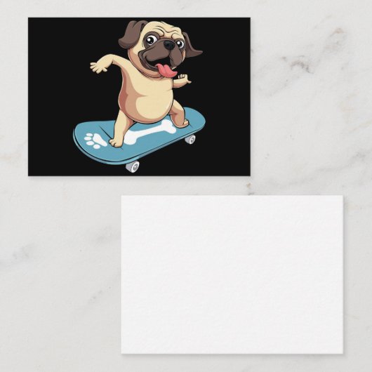 Carte De Visite Skate board Carlin Skateboard (Devant / Derrière)