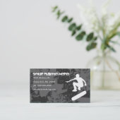 Carte De Visite skateboarding grunge (Debout devant)