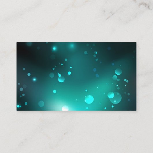 Carte De Visite Skeleton Keys on Green Background (Dos)