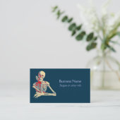 Carte De Visite Skeleton rétro (Debout devant)
