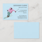 Carte De Visite Ski (Devant / Derrière)