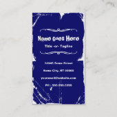 Carte De Visite ski alpin (Dos)