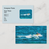 Carte De Visite Ski de jet d'homme (Devant / Derrière)