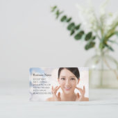 Carte de visite Skincare & Beauty Salon (Debout devant)