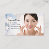 Carte de visite Skincare & Beauty Salon (Dos)