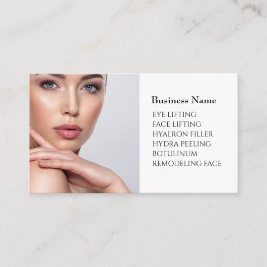 Carte de visite Skincare & Beauty Salon (Devant)