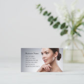 Carte de visite Skincare & Beauty Salon (Debout devant)