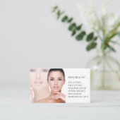 Carte de visite Skincare & Beauty Salon (Debout devant)