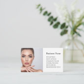 Carte de visite Skincare & Beauty Salon (Debout devant)