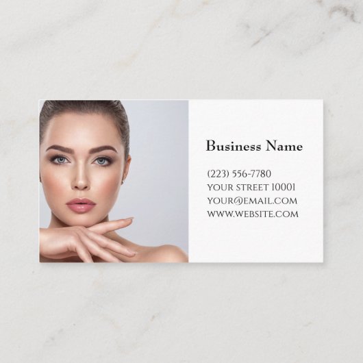 Carte de visite Skincare & Beauty Salon (Dos)