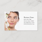 Carte de visite Skincare & Beauty Salon (Dos)