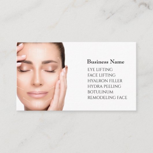 Carte de visite Skincare & Beauty Salon (Devant)