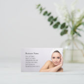 Carte de visite Skincare & Beauty Salon (Debout devant)