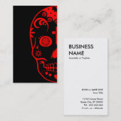 Carte De Visite skullz de sucre : 2 (Devant / Derrière)
