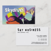 Carte De Visite skydive ! (photo parfaite) (Devant / Derrière)