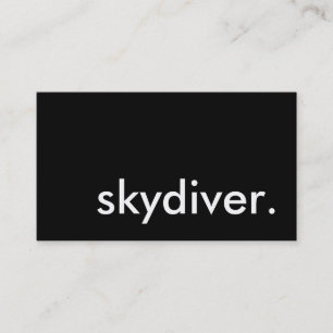 Carte De Visite skydiver