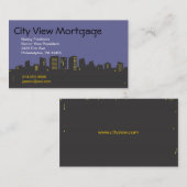CARTE DE VISITE SKYLINE CITYSCAPE (Devant / Derrière)