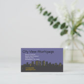 CARTE DE VISITE SKYLINE CITYSCAPE (Debout devant)