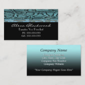 Carte De Visite Slayter Classic Unique Professionnel (Devant / Derrière)