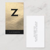 Carte De Visite Sleek minimaliste (Exécutif) (Devant / Derrière)