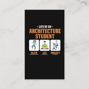 Carte De Visite Sleep Eat Project Funeste Architecture Vie étudia