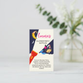 Carte De Visite sleep night nanny moon (Debout devant)