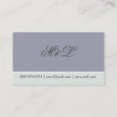 Carte De Visite Slick Designs branché Colours Impression Booster (Dos)