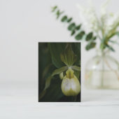 Carte De Visite Slipper jaune 2 mini impression (Debout devant)