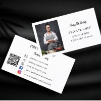 slogan photo du chef privé code QR